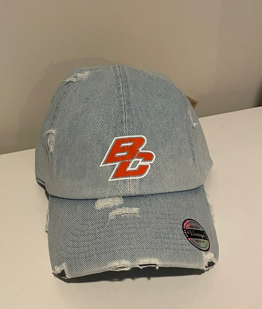 BC Distressed Baseball Cap - Jean