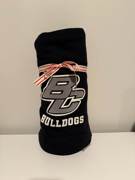 BC Bulldogs Fleece Print on Fleece Blanket 50 X 60 - 2 Colors