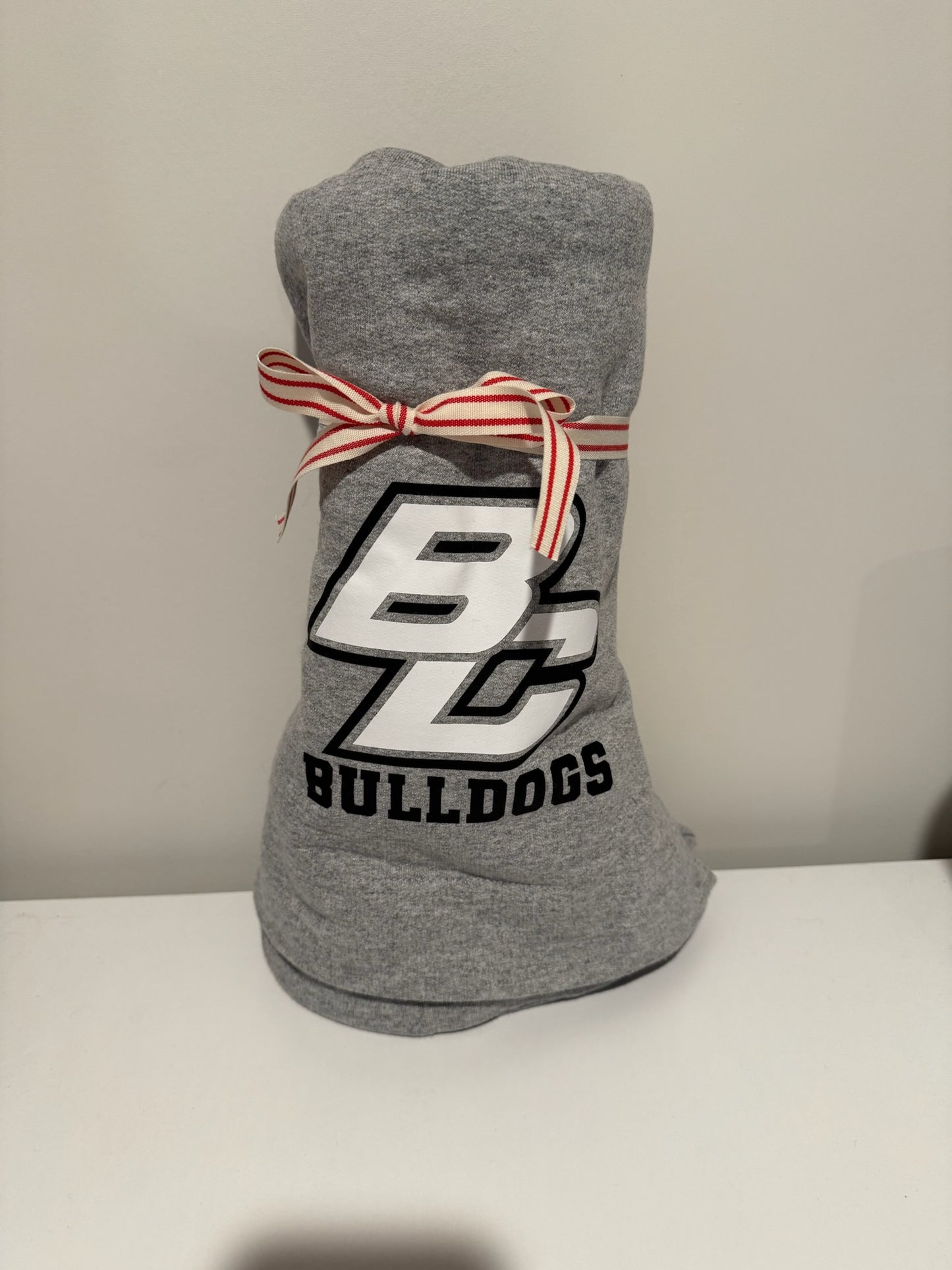 BC Bulldogs Fleece Blanket 50 X 60 - Grey